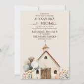 Ranch Boerderij Schuur Huwelijksuitnodiging Kaart (Voorkant)