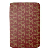Ranch Cowboys Horse Calf Fence Badmat (Voorkant Verticaal)