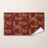 Ranch Cowboys Horse Calf Fence Handdoek (Handdoek)