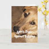 Ranch Dogs tegen pesten - Cowboy Ouderschap Kaart (Gele Bloem)
