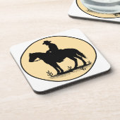 ranch drank coaster bier onderzetter (Linkerzijde)