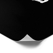 Ranch Dressing Funny Food Pun Dark BG Poster (Hoek)