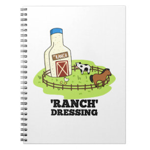 Ranch Dressing Funny Food Pun Notitieboek