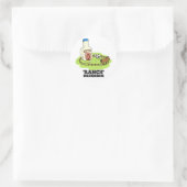 Ranch Dressing Funny Food Pun Ronde Sticker (Tas)