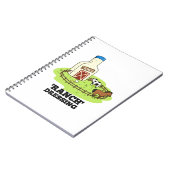 Ranch Dressing Grappige Voedselgrap  Notitieboek (Linkerzijde)