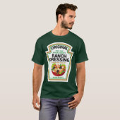 Ranch Green Salad Dressing Group Condiment T-shirt (Voorkant volledig)
