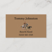 Ranch Hand Visitekaartje (Voorkant)