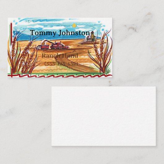 Ranch Hand Visitekaartje (Voorkant / Achterkant)
