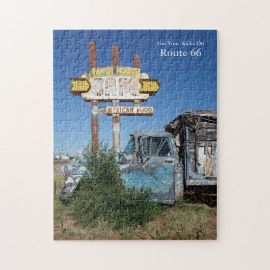 Ranch House Cafe Sign on Route 66 Legpuzzel (Verticaal)