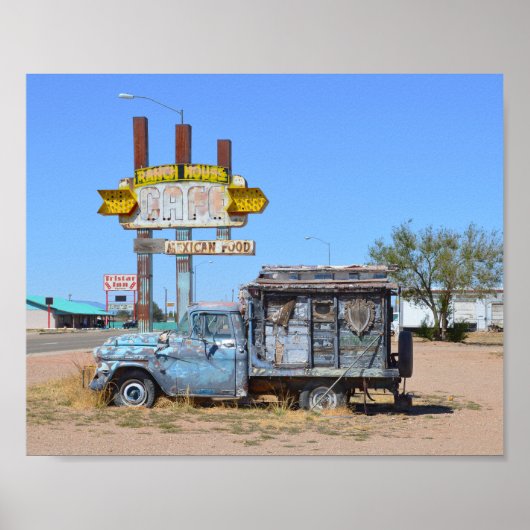 Ranch House Café Truck, Tucumcari, New Mexico Poster (Voorkant)