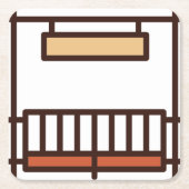 ranch kartonnen onderzetters (Voorkant)