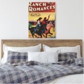 Ranch Romancen Magazine Hoesje Canvas Afdruk (Insitu (Slaapkamer))
