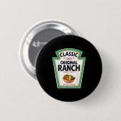 Ranch Sauce Green Salad Dressing Condiment Diy Hal Ronde Button 5,7 Cm (Voorkant /achterkant)
