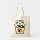 Ranch Sauce Green Salad Dressing Halloween Costume Tote Bag (Achterkant)