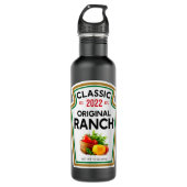 Ranch Sauce Green Salad Dressing Halloween Costume Waterfles (Voorkant)