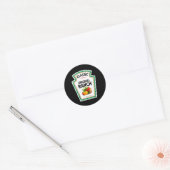 Ranch Sauce Groene Salade Dressing Halloween Ronde Sticker (Envelop)