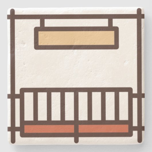 ranch stenen onderzetter (Voorkant)