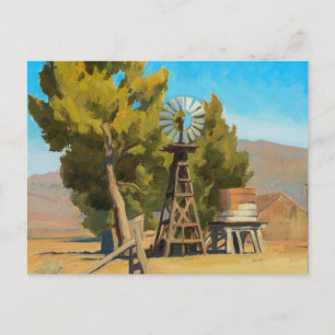 Ranch Windmill, Carson, Nevada door Maynard Dixon Briefkaart