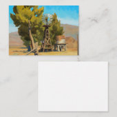 Ranch Windmill, Carson, Nevada door Maynard Dixon Informatiekaartje (Voorkant / Achterkant)