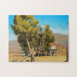 Ranch Windmill, Carson, Nevada door Maynard Dixon Legpuzzel