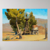 Ranch Windmill, Carson, Nevada door Maynard Dixon Poster (Voorkant)