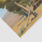Ranch Windmill, Carson, Nevada door Maynard Dixon Tissuepapier (Detail)