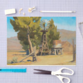 Ranch Windmill, Carson, Nevada door Maynard Dixon Tissuepapier (Craft)