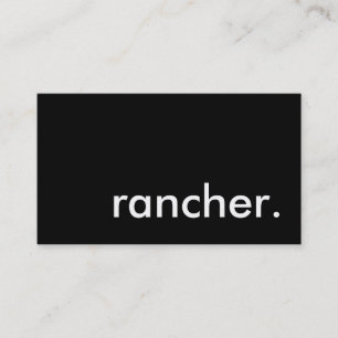 rancher. visitekaartje