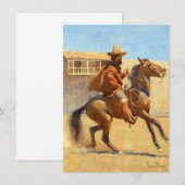 Ranchero of Old California door Maynard Dixon Bedankkaart (Voorkant / Achterkant)