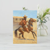 Ranchero of Old California door Maynard Dixon Bedankkaart (Staand voorkant)