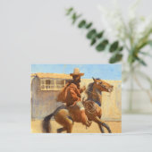 Ranchero of Old California door Maynard Dixon Briefkaart (Staand voorkant)