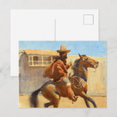 Ranchero of Old California door Maynard Dixon Briefkaart (Voorkant / Achterkant)
