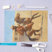 Ranchero of Old California door Maynard Dixon Tissuepapier (Craft)