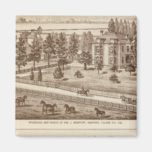 Ranches, Hanford, Cal Magneet (Voorkant)