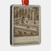 Ranches, Hanford, Cal Metalen Ornament (Rechts)
