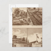 Ranches, stallen, Tulare Co., Cal Briefkaart (Voorkant / Achterkant)
