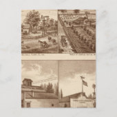 Ranches, stallen, Tulare Co., Cal Briefkaart (Voorkant)