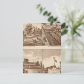 Ranches, stallen, Tulare Co., Cal Briefkaart (Staand voorkant)