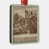 Ranches, stallen, Tulare Co., Cal Metalen Ornament (Rechts)