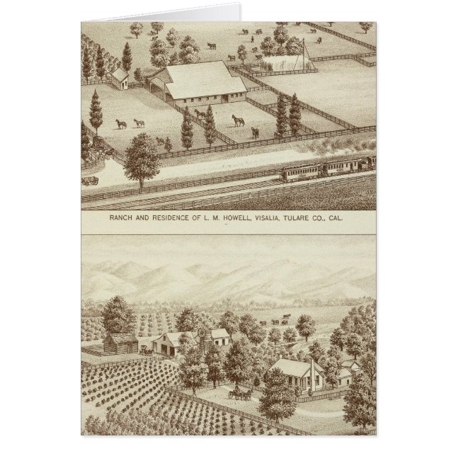 Ranches, Visalia, Cal (Voorkant)