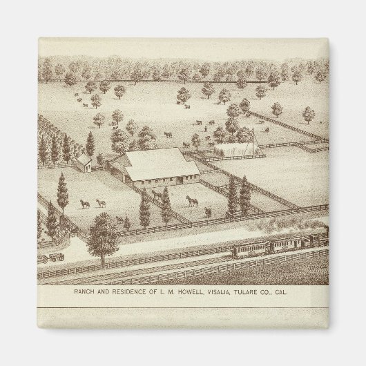 Ranches, Visalia, Cal Magneet (Voorkant)