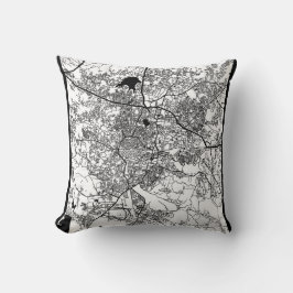 Ranchi Jharkhand City Map Kussen