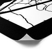 Ranchi Jharkhand City Map Poster (Hoek)