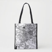 Ranchi Jharkhand City Map Tote Bag (Voorkant)