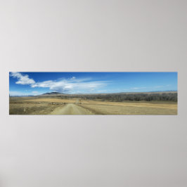 Ranchlands and Mountains, Montana Poster