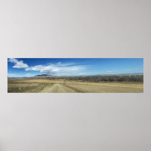 Ranchlands and Mountains, Montana Poster (Voorkant)