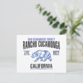 Rancho Cucamonga Briefkaart (Staand voorkant)