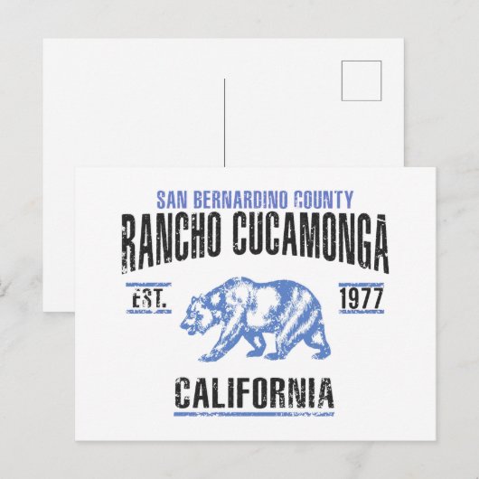 Rancho Cucamonga Briefkaart (Voorkant / Achterkant)