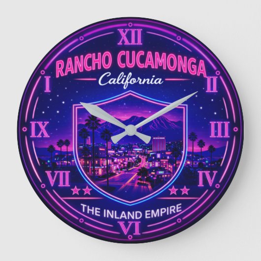 Rancho Cucamonga California Grote Klok (Voorkant)