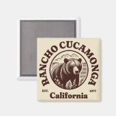 Rancho Cucamonga California Magneet (Voorkant / Achterkant)